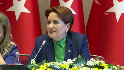 Akşener: 'HDP ile haşır neşirlik iktidar ve ortağı partisiyle daha yakın oluyor' - ANKARA