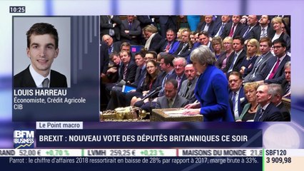 Le point macro: Brexit, nouveau vote des députés britanniques ce soir - 29/01