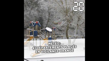 43 départements placés en vigilance orange neige-verglas et vent violent