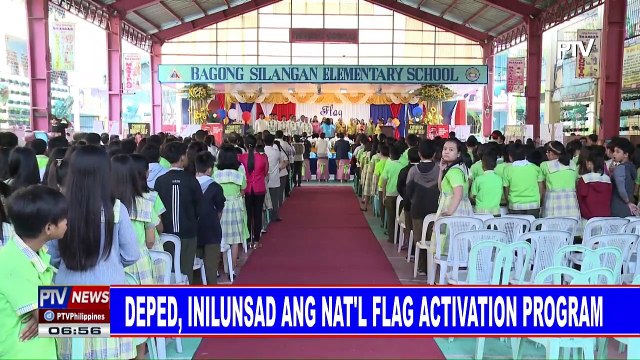 DepEd, inilunsad ang National Flag Activation program