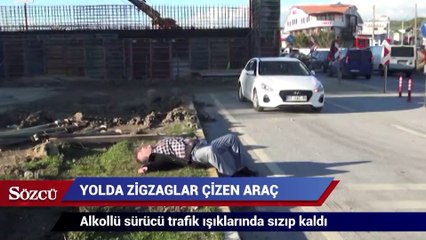 Download Video: Trafik ışıklarında sızıp kaldı, ne polis ne sağlık ekibi uyandırabildi