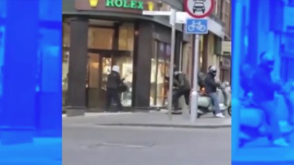 Une femme très courageuse stoppe ce braquage du magasin d’une marque de montre de luxe que vous connaissez tous