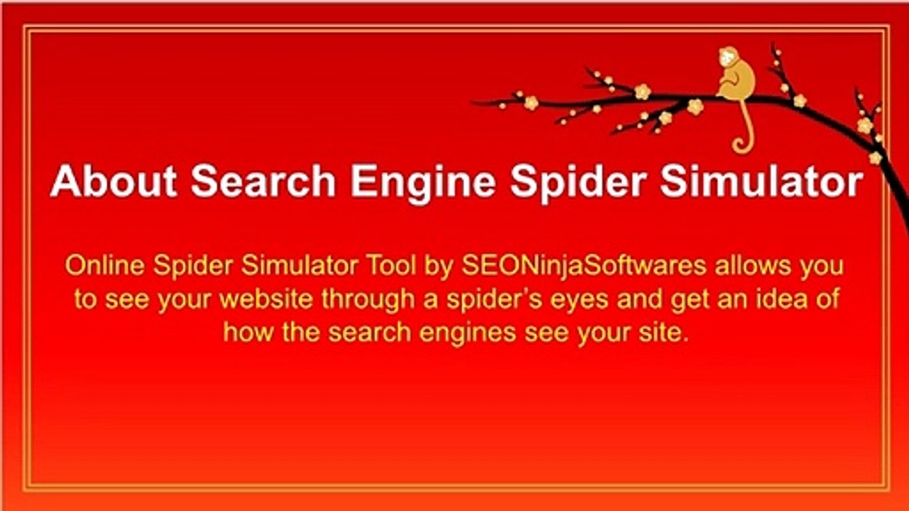 Free Search Engine Spider Simulator | SEONinjaSoftwares