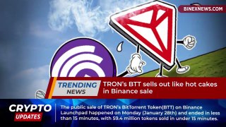 Here’s What Happened at Tron’s BTT Public Sale!