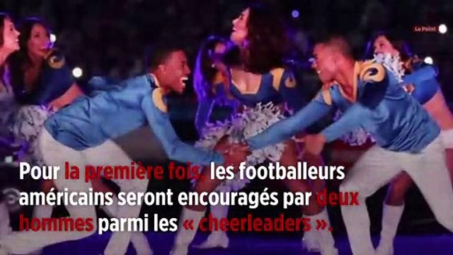 Super Bowl : des hommes parmi les « pom-pom girls » !