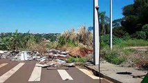 Descarte de lixo no Bairro Universitário motiva reclamação