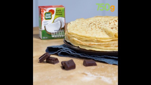 Recette de la pâte à crêpes au lait de coco - 750g