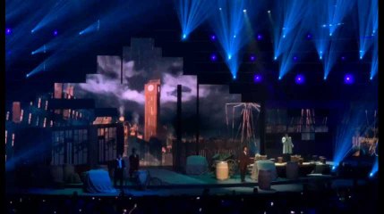 Patrick Bruel et Jean Louis Aubert chantent All by Myself au concert des enfoirés