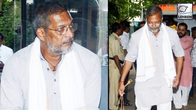 Nana Patekar Performs Last Rites Of His Mother Nirmala Patekar