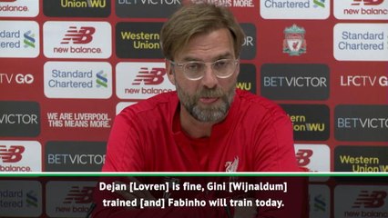 Van Dijk could miss Leicester match - Klopp