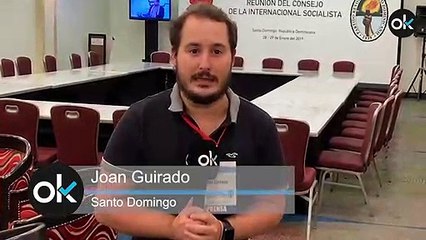 Pedro Sánchez en el Consejo de la Internacional Socialista