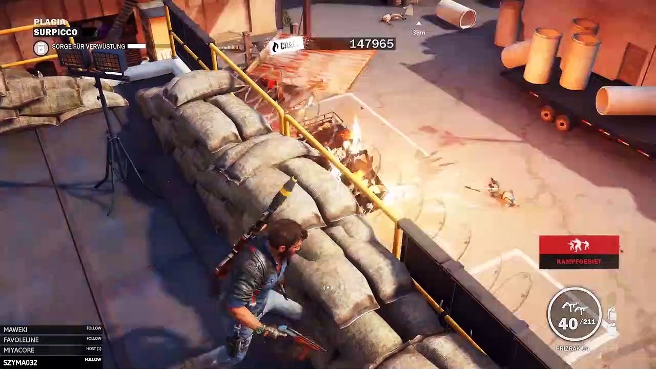 Meine Flugkünste demonstrieren. Just Cause 3 #8.2