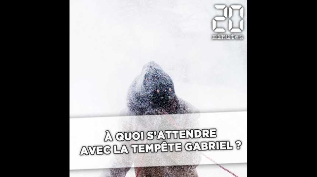Neige, vents violents et routes fermées: A quoi s'attendre avec la tempête Gabriel ?