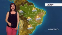 Previsão Brasil – Calor intenso e poucas pancadas