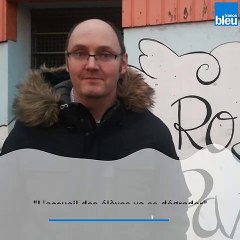 Stéphane Brendle, professeur d'histoire-géo au collège Rosa Parks d'Amiens