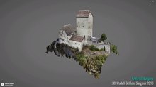 3D-Modell Schloss Sargans
