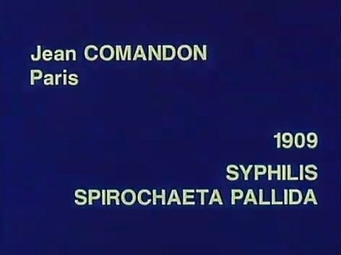 Comandon - Syphilis spirochaeta pallida (1909)