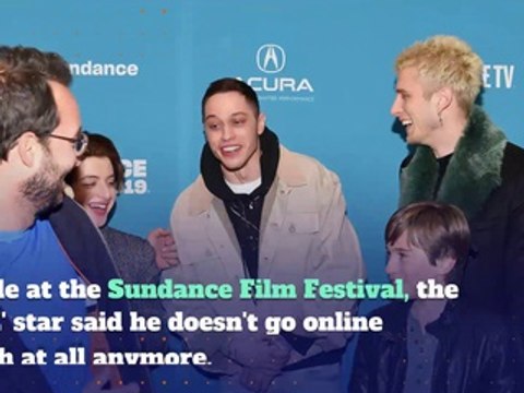 Pete Davidson Is Still Avoiding Social Media