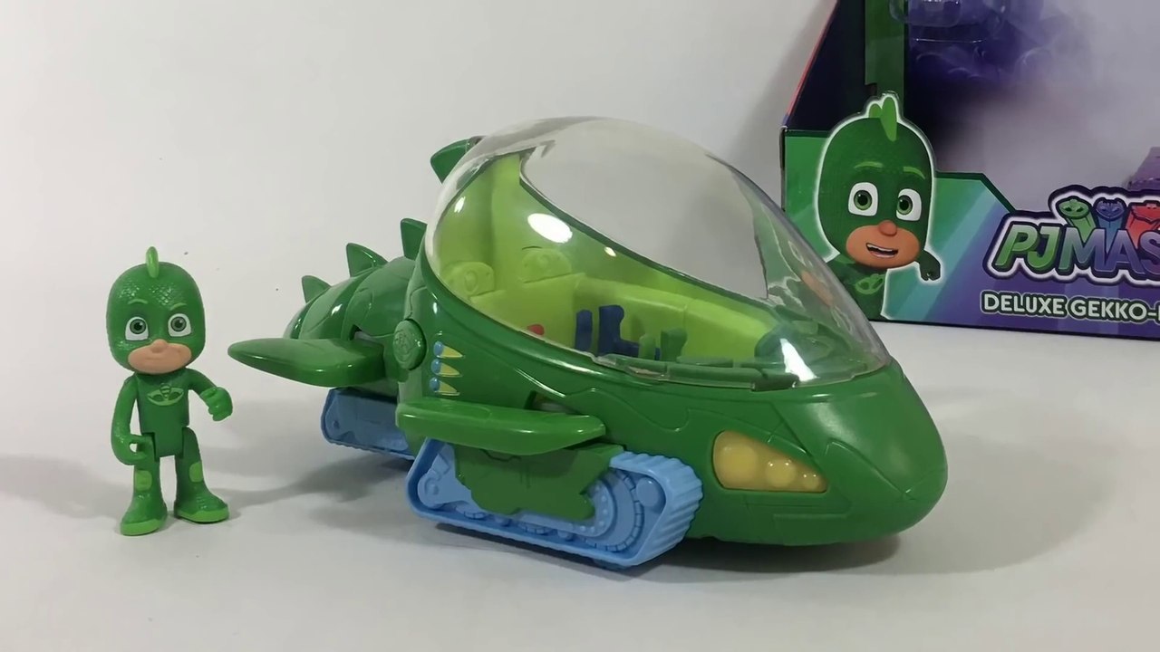 PJ Masks Gekko Deluxe Gekko Mobile with Lights and Sounds Vehicle Just Play || Keith's Toy Box
