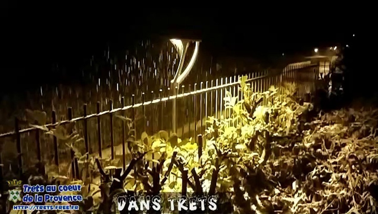 TRETS - 1ère NEIGE de l'hiver 29 JANVIER 2019