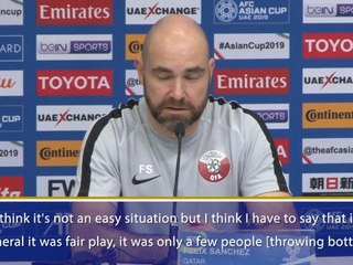 Sanchez proud of Qatar performance despite hostile UAE crowd