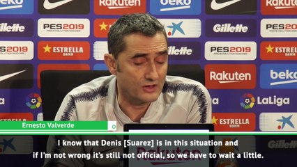 Tải video: FOOTBALL: Copa del Rey: Valverde admits Denis Suarez move to Arsenal is imminent