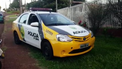 Ladrão abandona moto furtada com o pneu furado e sem gasolina