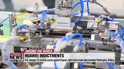 Download Video: U.S. charges 13 criminal counts against Huawei, right before trade talks between Washington, Beijing