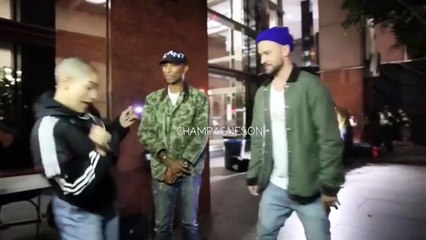 Justin Timberlake & Pharrell Lemonade Challenge N.E.R.D
