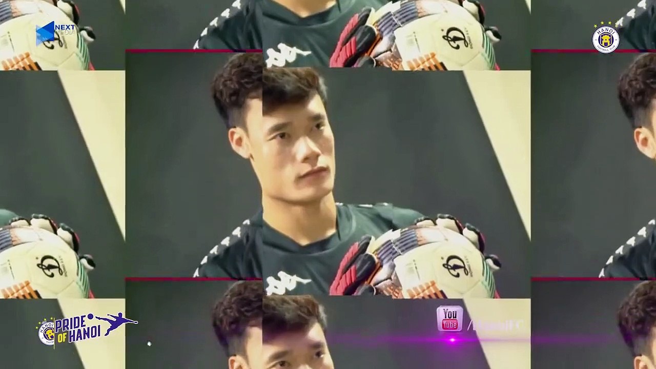 Thủ môn quốc dân Bùi Tiến Dũng "cực ngầu" trong buổi chụp hình áo đấu của CLB Hà Nội | HANOI FC