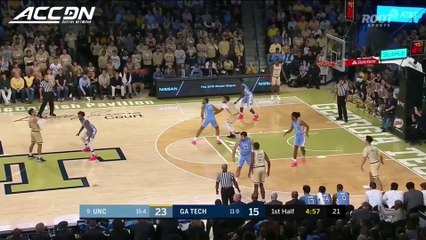 North Carolina vs. Georgia Tech Basketball Highlights (2018-19)