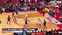 Virginia's Kyle Guy Leaves It For Jay Huff To Dunk