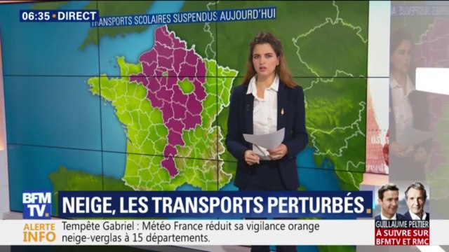 Tempête Gabriel: le point sur les perturbations dans les transports