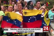Justicia venezolana prohibió salir del país a Juan Guaidó