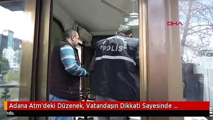 Adana Atm'deki Düzenek, Vatandaşın Dikkati Sayesinde Bulundu