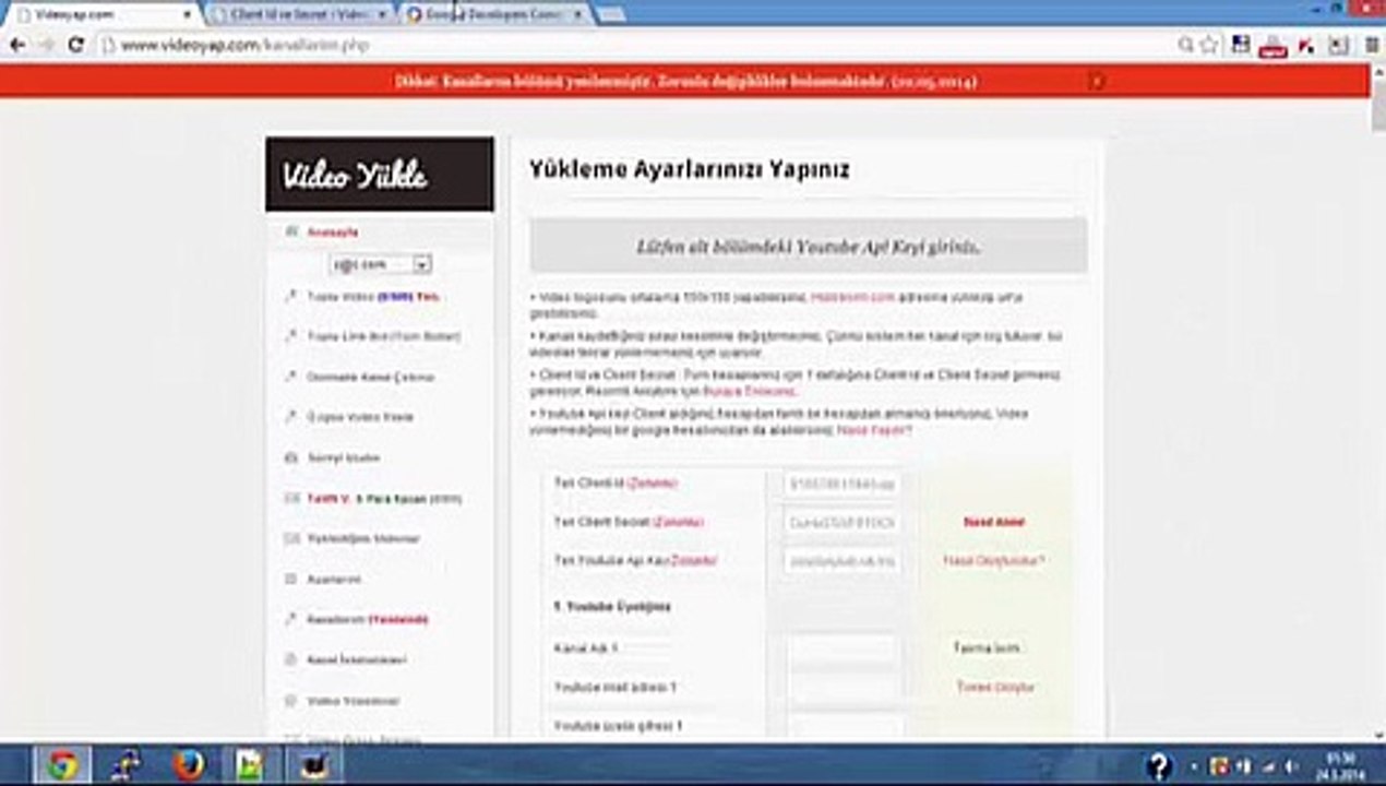 Videoyap Kullanma Klavuzu ve Tanıtım Videosu 1.1