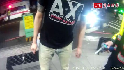 BMW醉男發酒瘋 三字經罵警後下跪