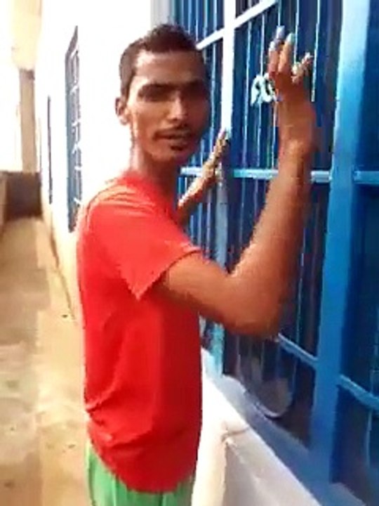 Local video of a funny person who expressing feelings for love...