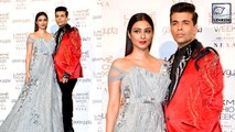 Karan Johar And Tabu Walk The Ramp For Gaurav Gupta's Fashion Show