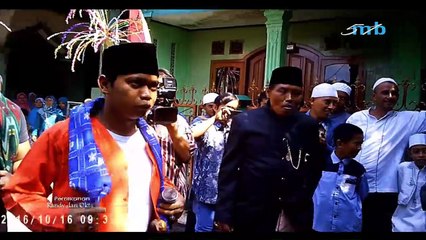 Palang Pintu Menyambut Pengantin Pria adat Betawi