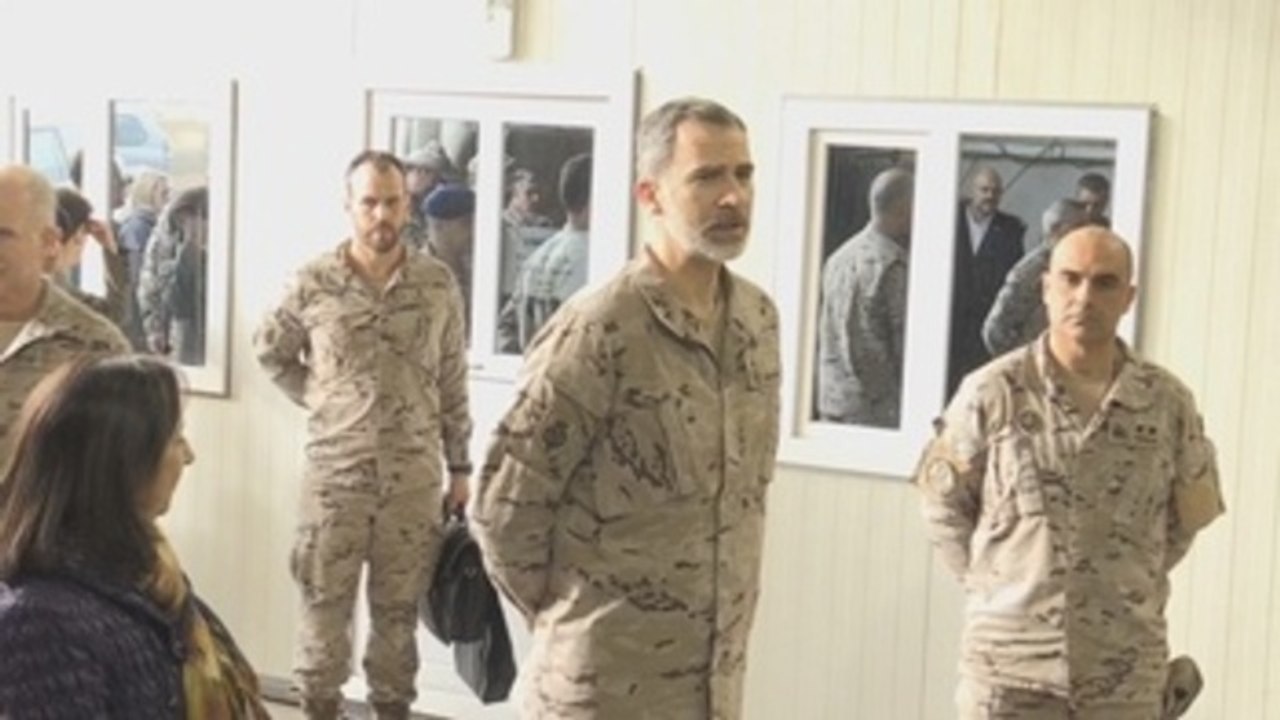 Felipe VI, orgulloso de la misión española en Irak