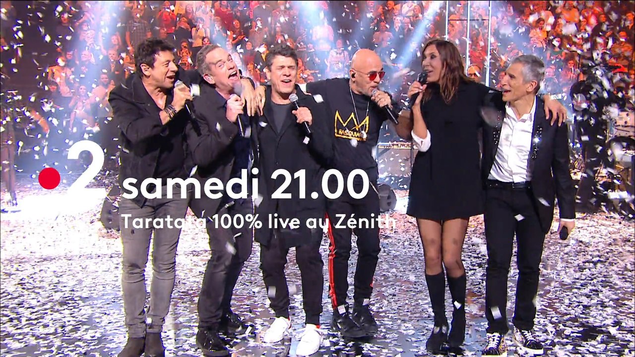 Rendez-vous Samedi 2 Février 2019 sur France 2 pour un nouveau Taratata 100% Live au Zénith.