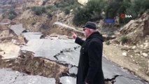 Mersin'de Heyelan Nedeniyle Yol Ulaşıma Kapandı