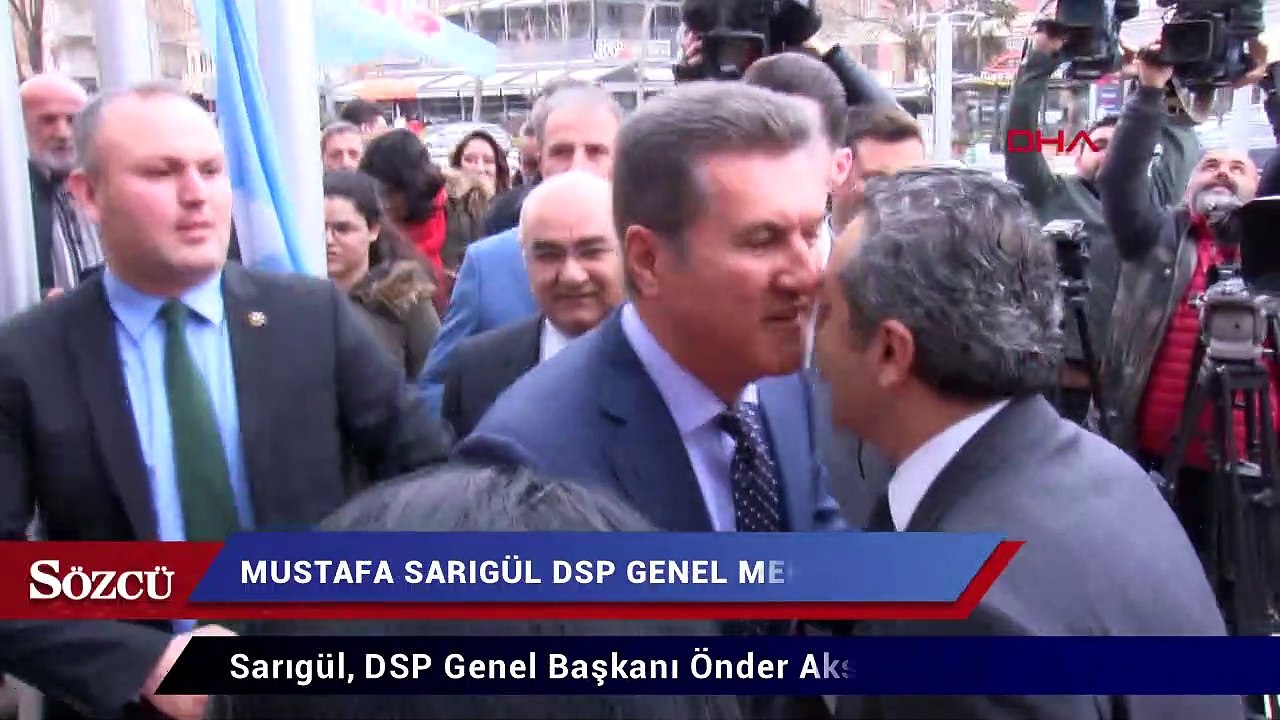 Mustafa Sarıgül DSP genel merkezinde