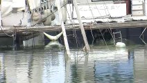 Martigues. Un bâteau coule dans le port plaisance