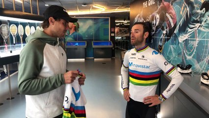 Encuentro Alejandro Valverde - Rafa Nadal