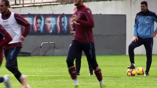 Trabzonspor'da Ankaragücü maçı hazırlıkları - TRABZON