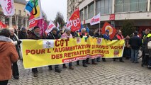 Manifestation intersyndicale des retraités du Calvados