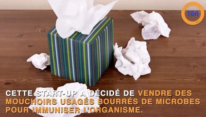 Cette start-up vend des mouchoirs usagés pour s'immuniser contre les maladies !