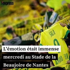 Disparition de Sala: l'émouvant hommage du public nantais